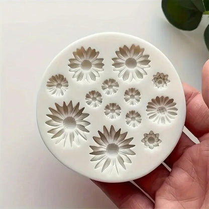 Flower Silicone Mould for Polymer Clay Crafts