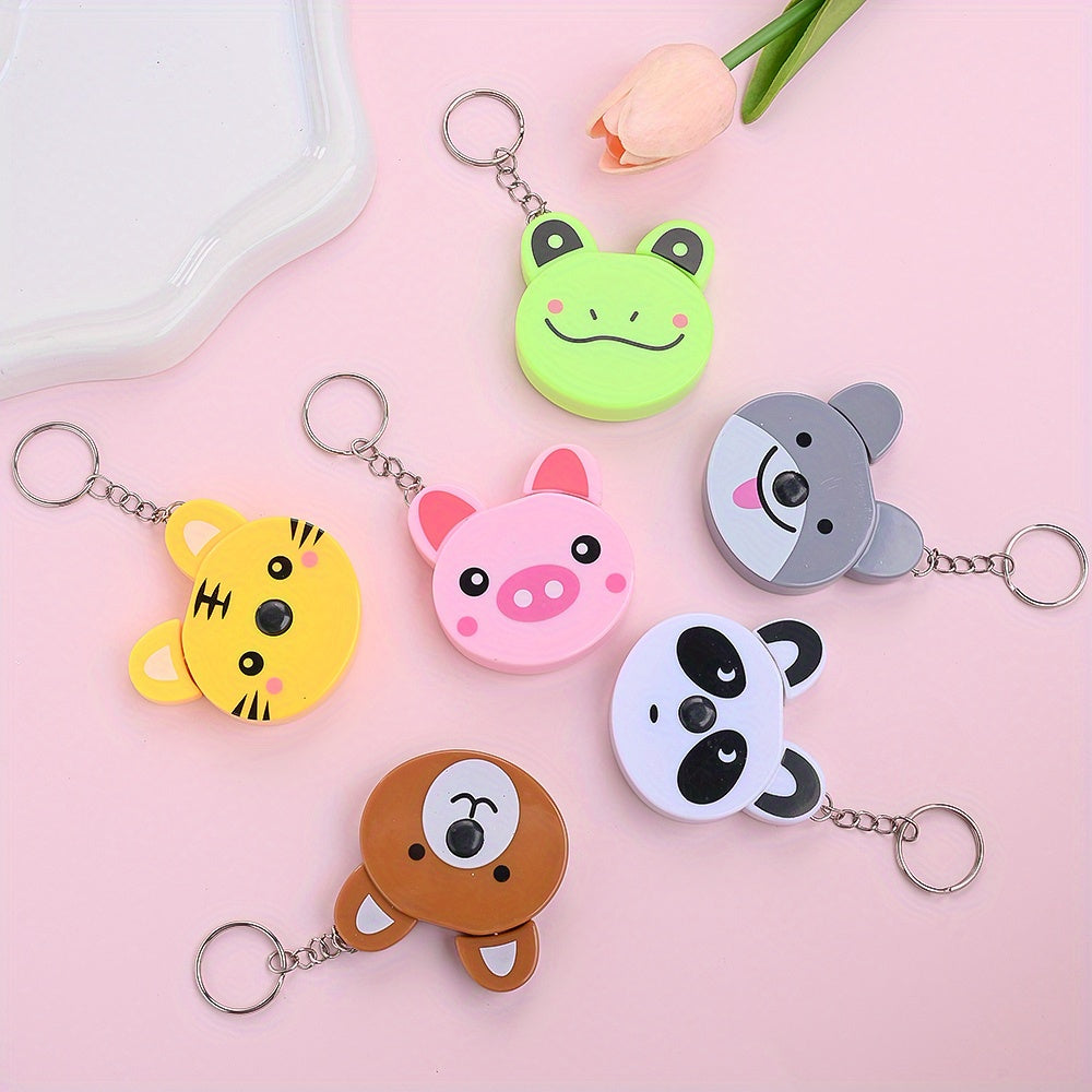 1PC 11.5×5.8cm Animal Series Mini Soft Measuring Tape