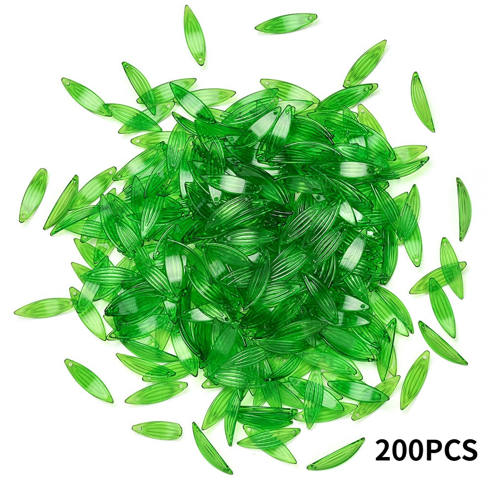 2026 New Arrival 10×11mm Gradient Flower Acrylic Bead Caps