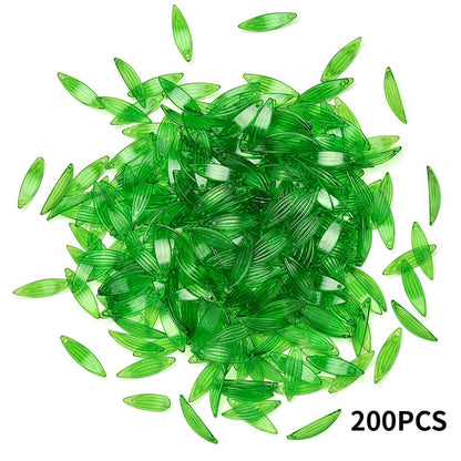 2026 New Arrival 10×11mm Gradient Flower Acrylic Bead Caps