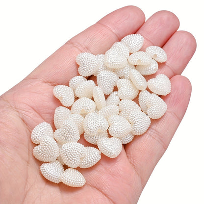 White Acrylic Love Beads