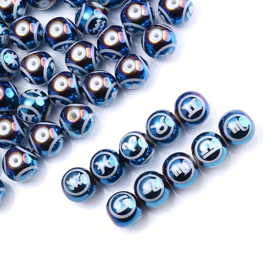 Constellation Style Glass Beads