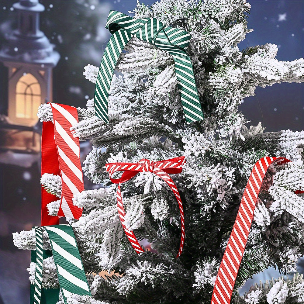 Christmas Striped Ribbon