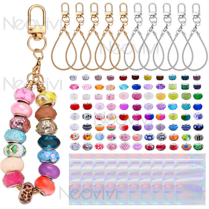 Beadable Chain Keychain Set