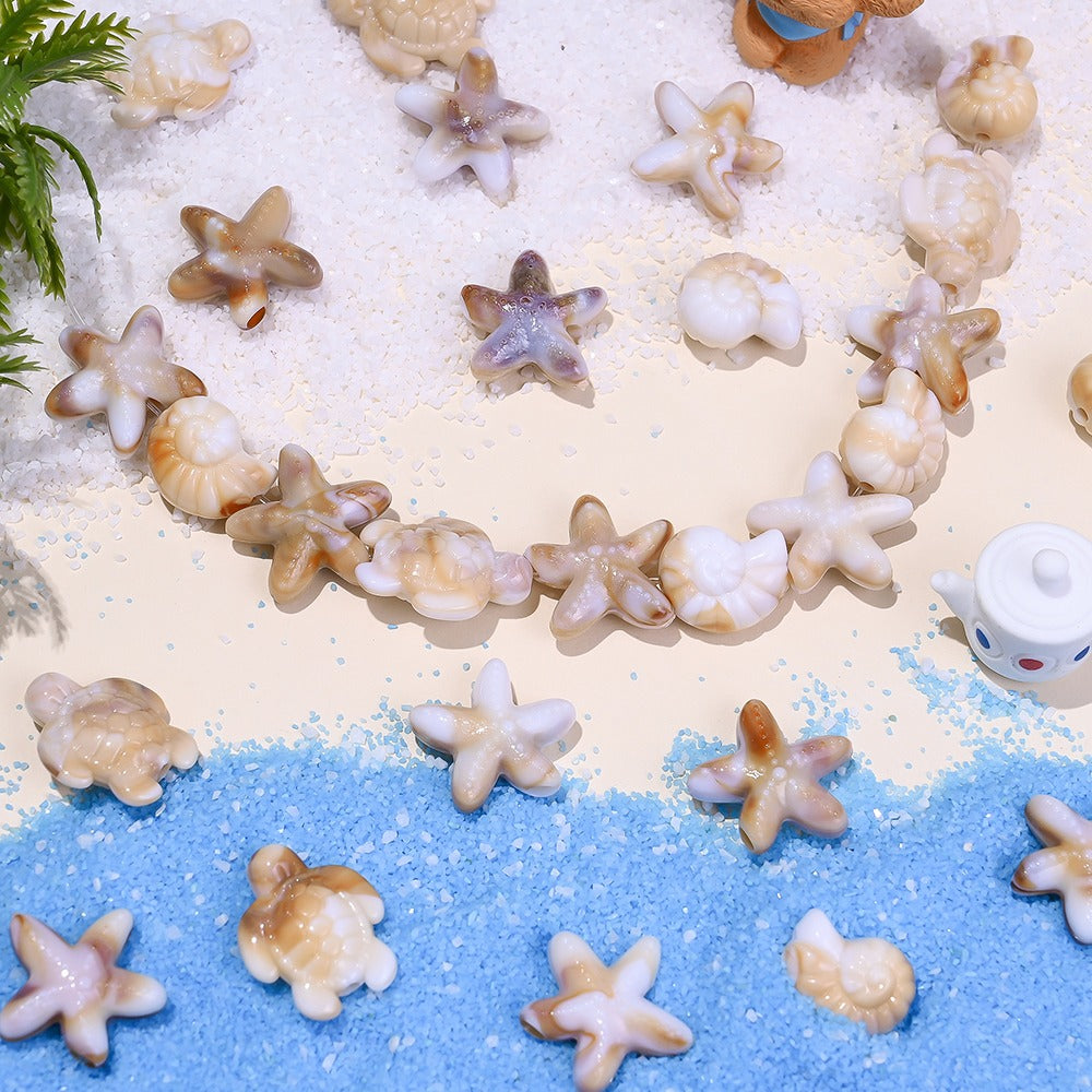 Ocean Style Acrylic Sea Beads