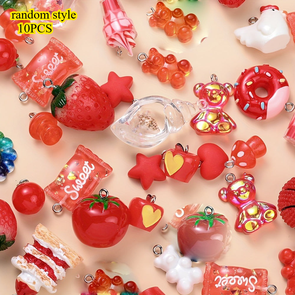 Y2K Resin Flower & Charm Beads