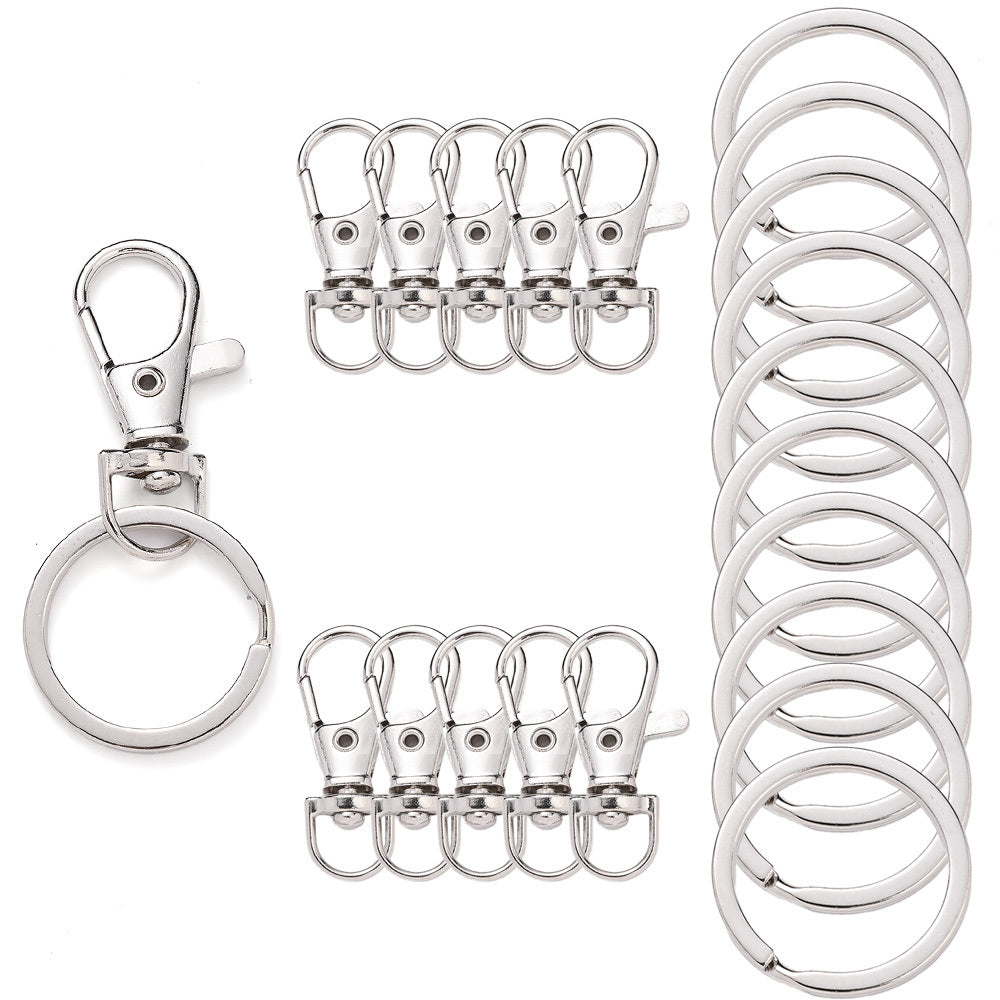 Golden Silvery Alloy Lobster Clasps
