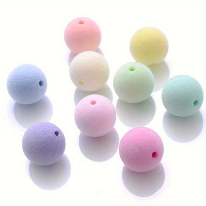 Fleece Pompom Acrylic Beads
