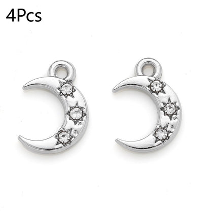 Sun and Moon Alloy Pendants
