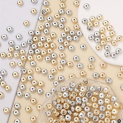 100PCS 7mm Bright Round CCB Spacer Bead Set