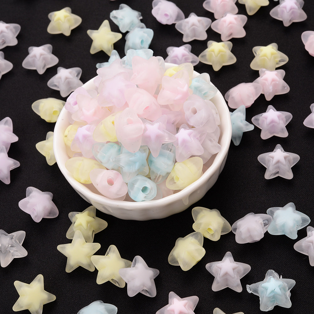 16 mm Acrylic Star Beads