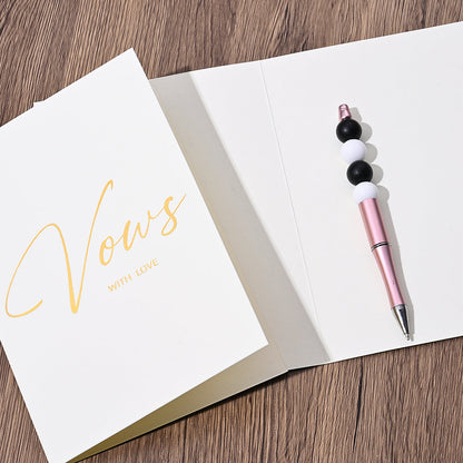 Personalized Wedding Vow Books Set