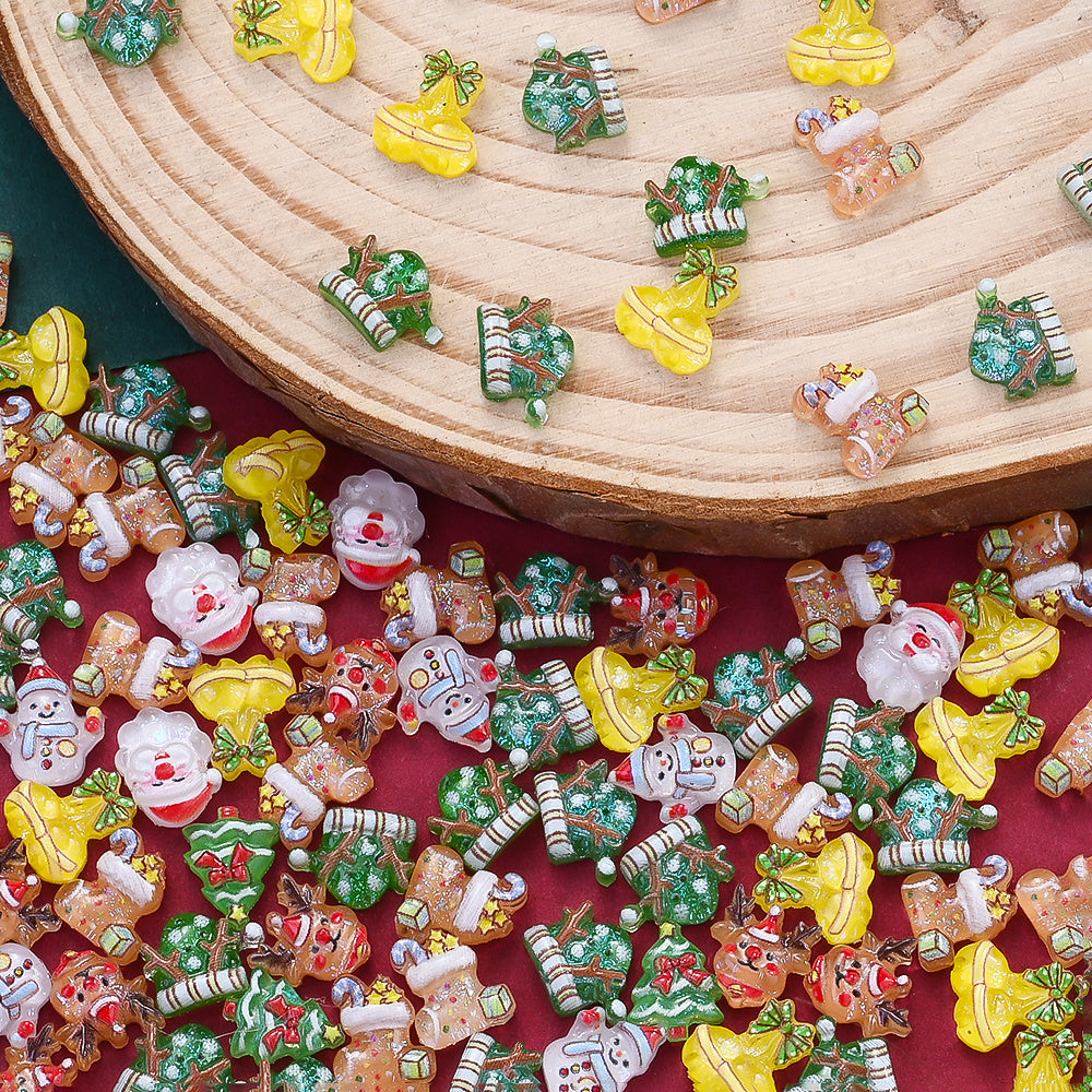 Christmas Resin Flatback Embellishments