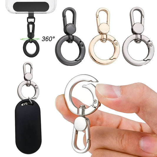10PCS Swivel Snap O-Ring Keychain Clasp Set