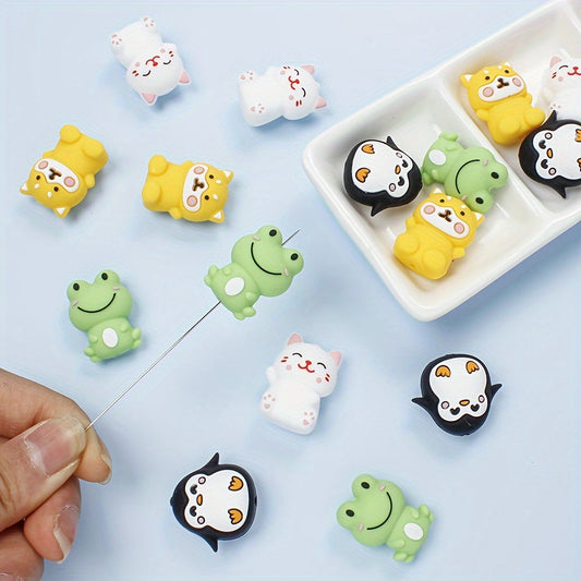 3D Animal Silicone Beads