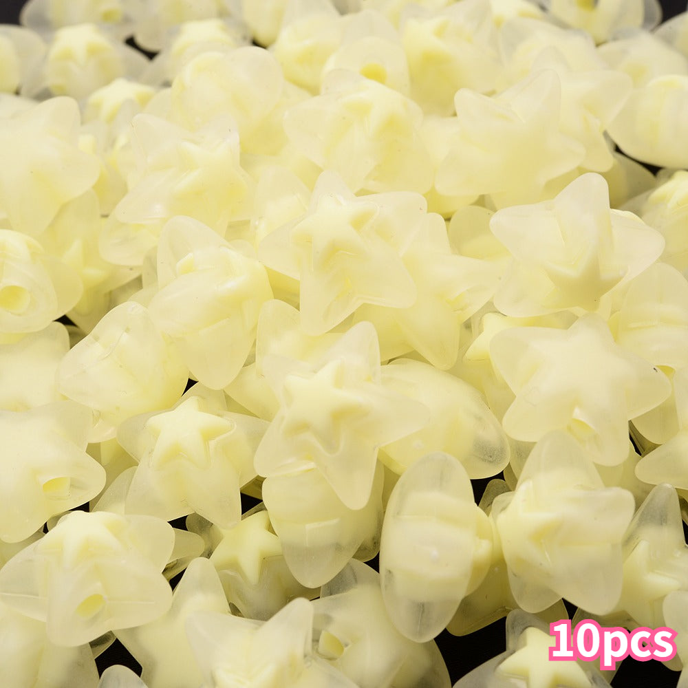 16 mm Acrylic Star Beads