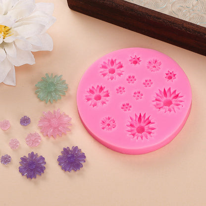 Flower Silicone Mould for Polymer Clay Crafts