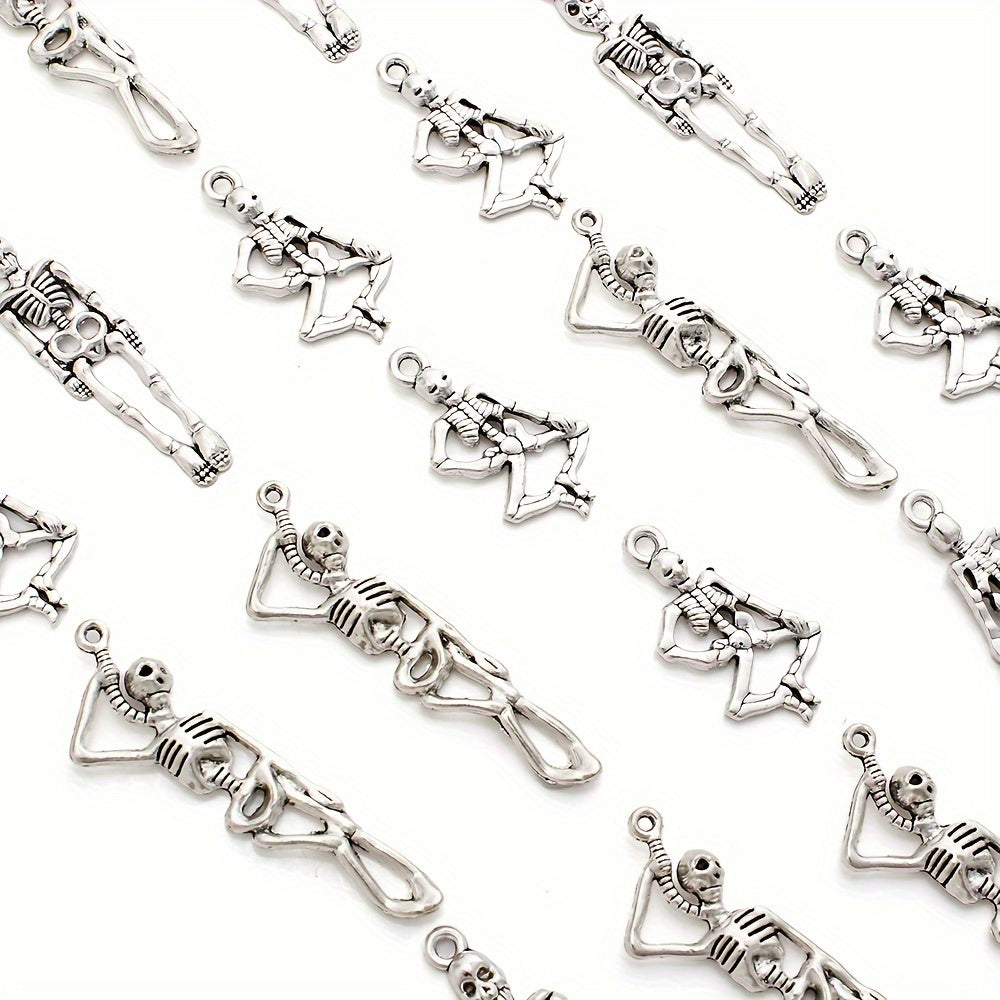 Ancient Silver Skull Alloy Pendants
