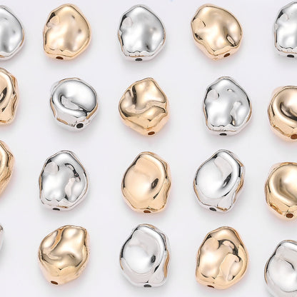 Modern Irregular Faceted Beads