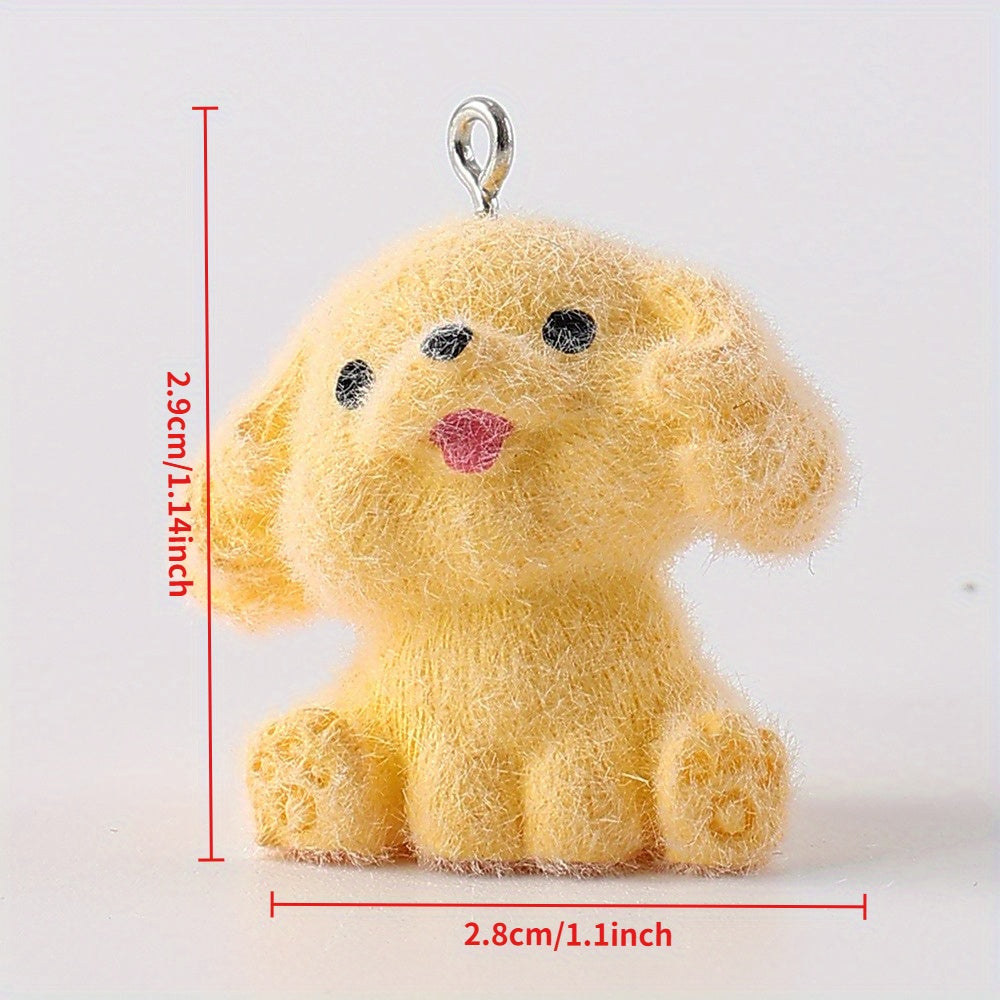 Resin Puppy Pendants