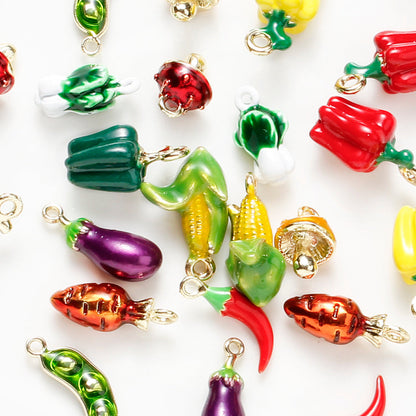 Alloy Mushroom Pendants