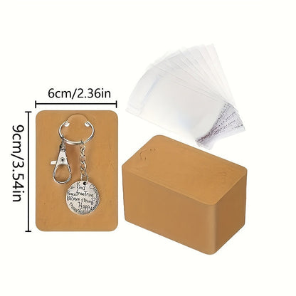 80-Piece Keychain Display & Packaging Set