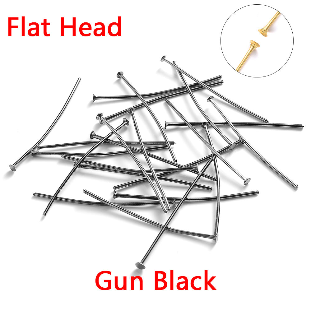 Metal Flat Head Pins