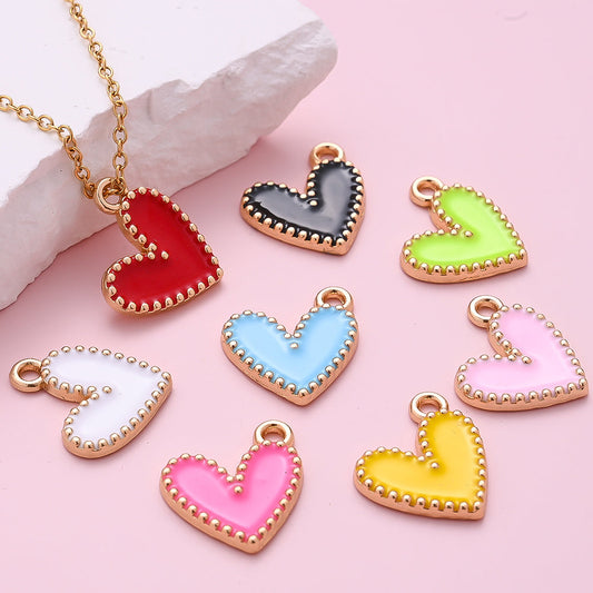 Heart Alloy Pendants