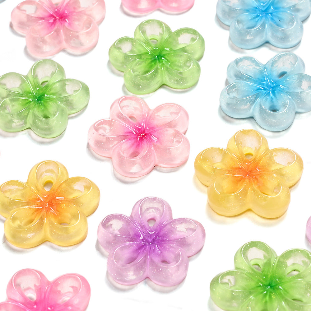 Gradient Flower Beads