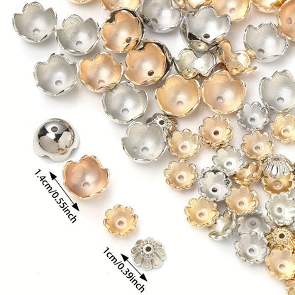 Tulip Pattern Plastic Beads