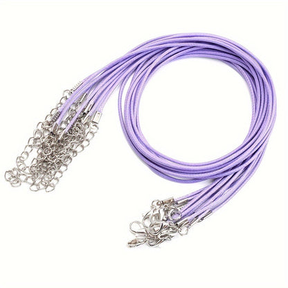 Waxed Leather Necklace Cord