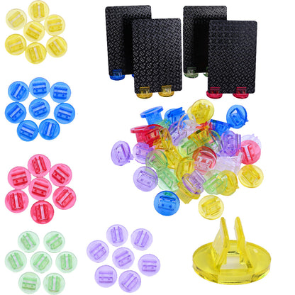 11x20 mm Clear Card Holder Clips