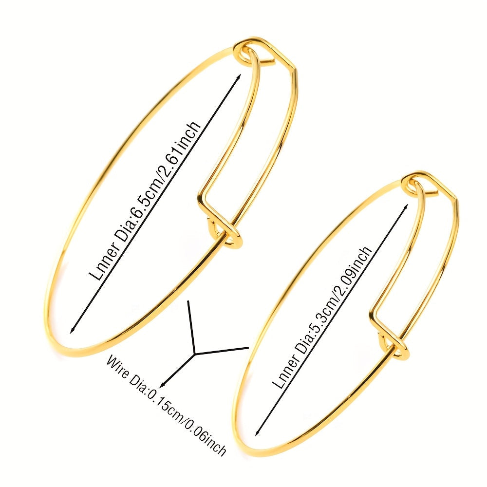 20PCS 53/65mm Adjustable Alloy Ring Set