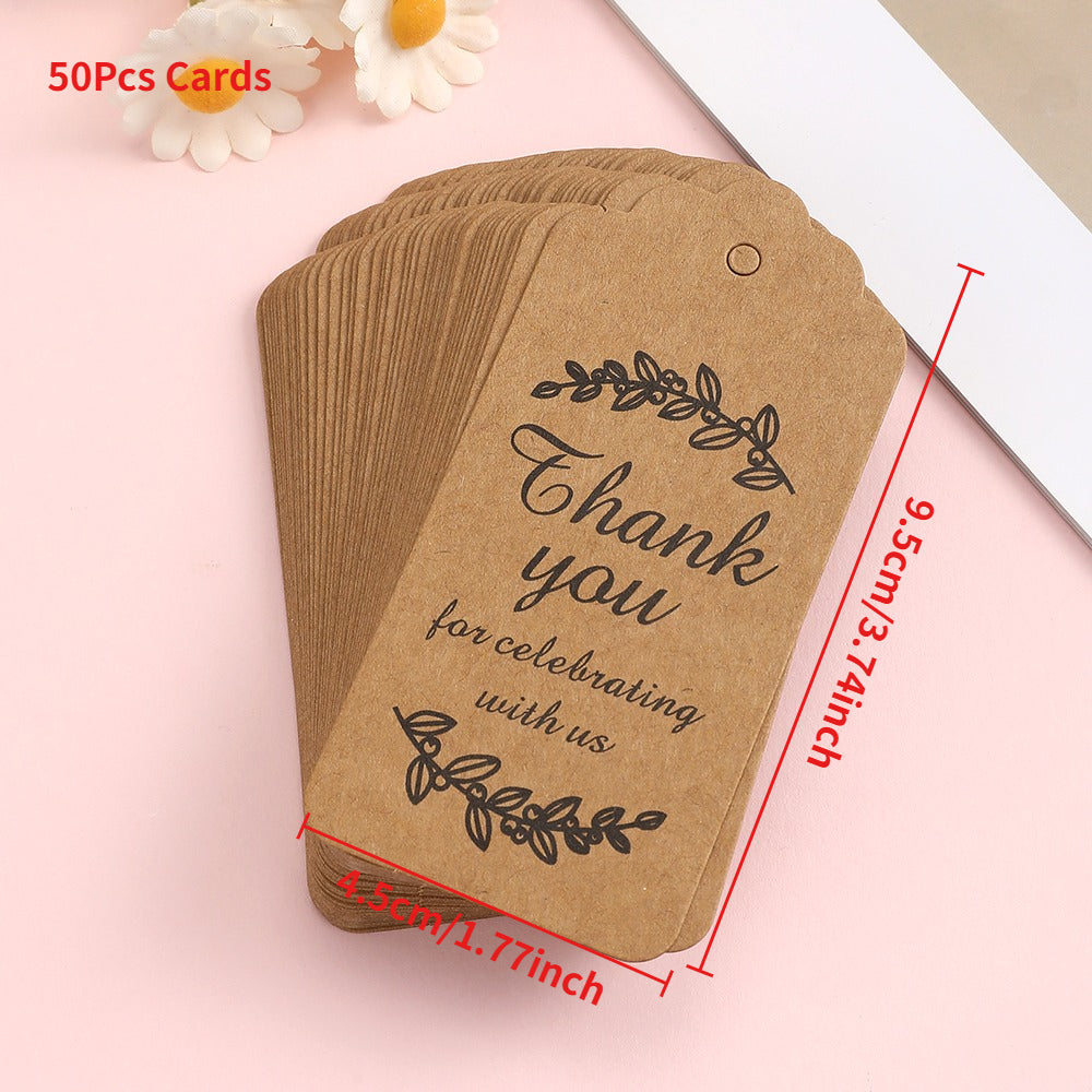 Keychain and Jewelry OPP Packaging Card Set