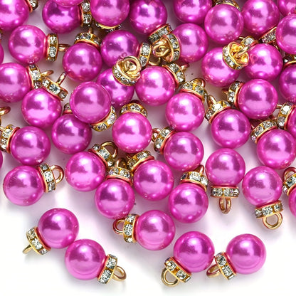 10x14 mm Christmas Acrylic Rhinestone Pendant Charms