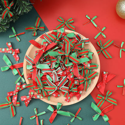 Christmas Mini Satin Ribbon Bows