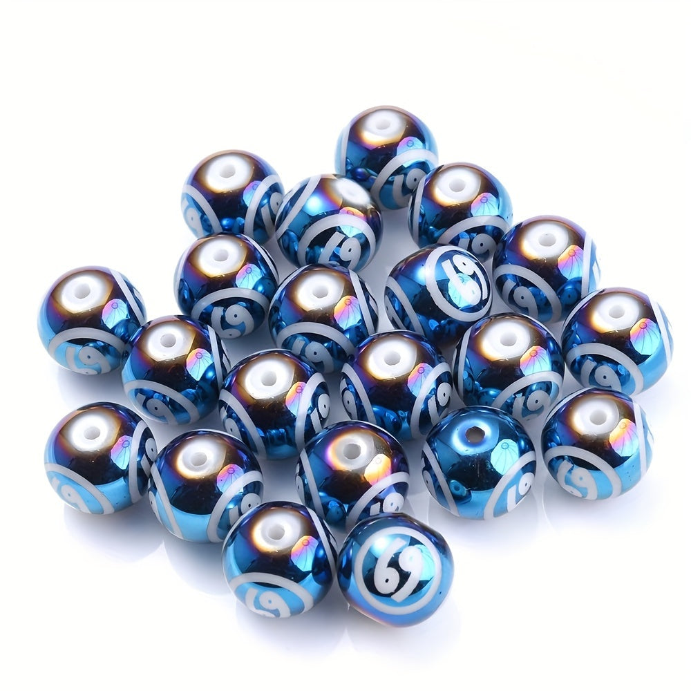 Constellation Style Glass Beads