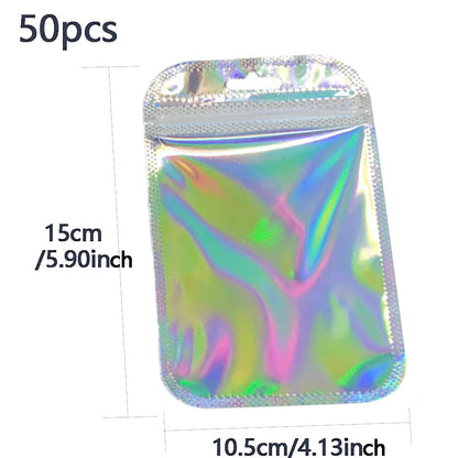 Laser OPP Zip Lock Packaging Bags