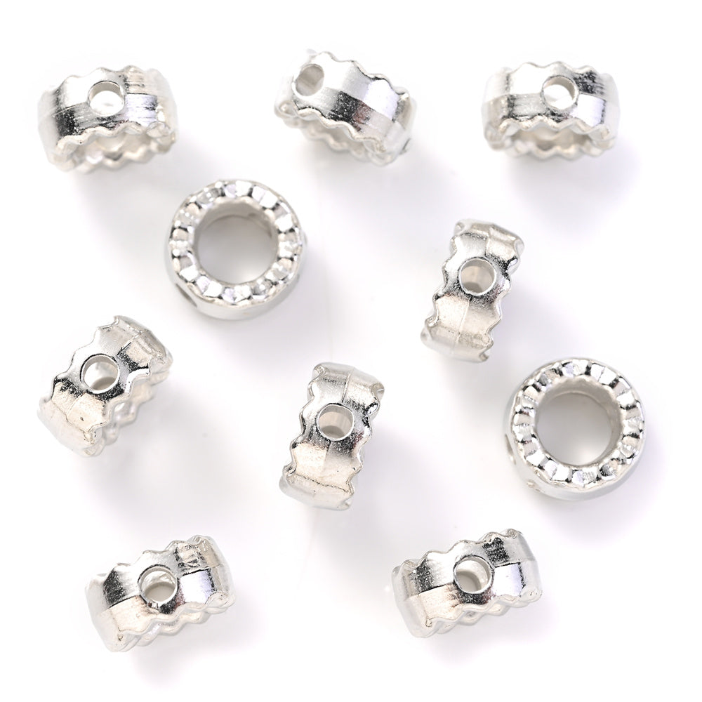 Round CCB Spacer Beads