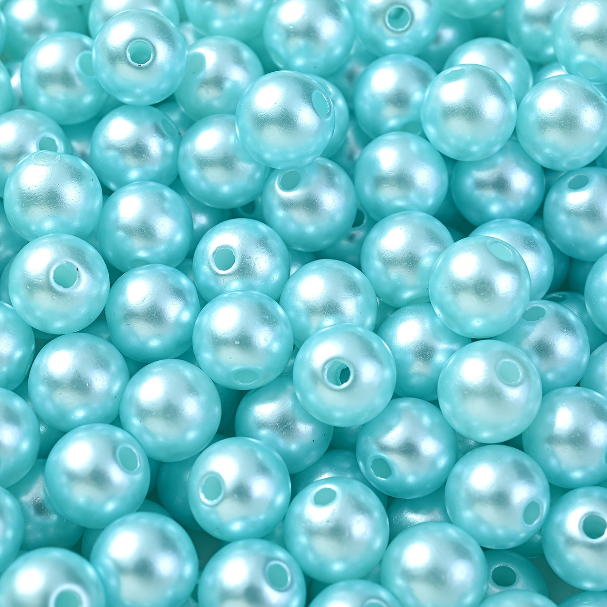 Colorful Imitation Pearl Acrylic Beads