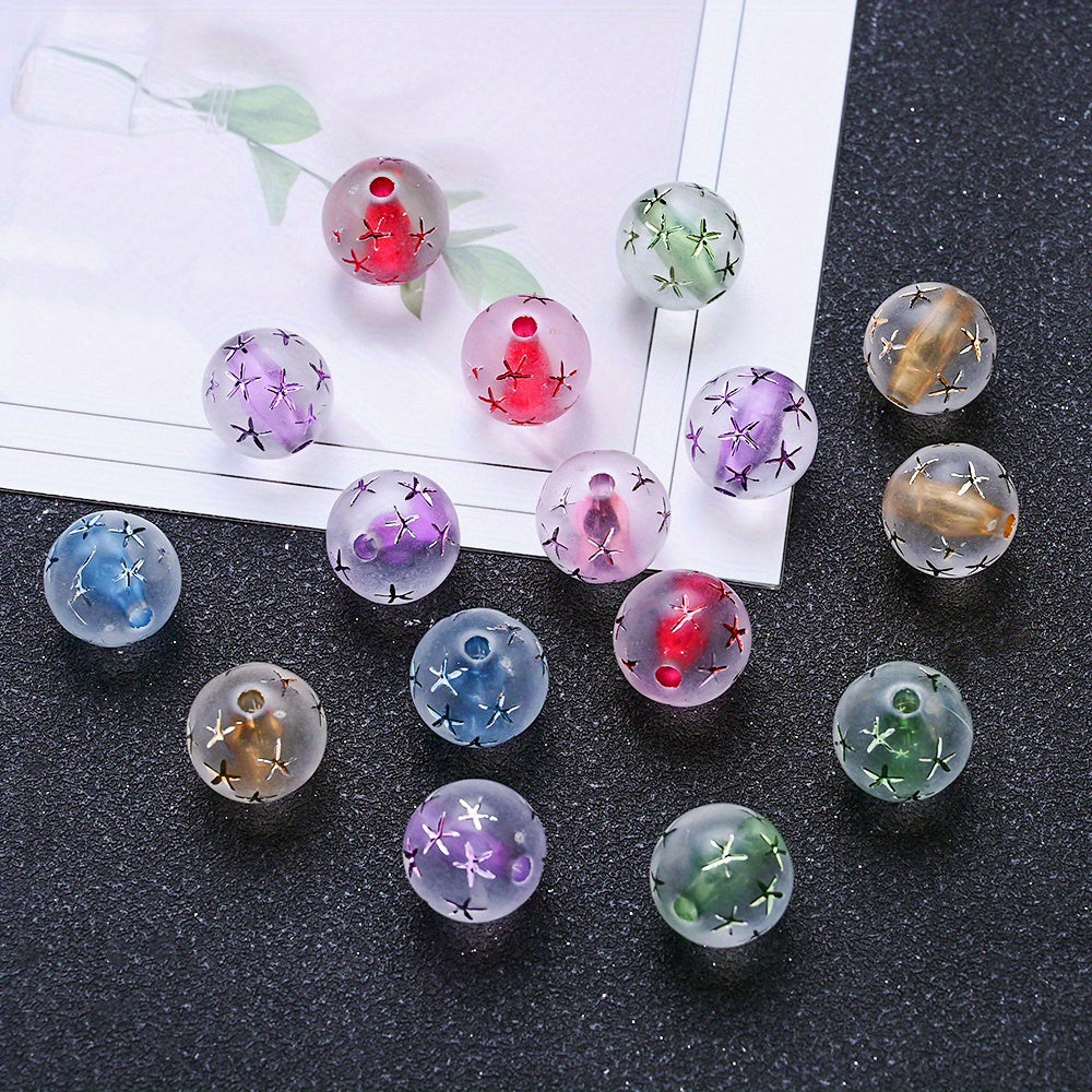 Starfish Heart Acrylic Beads