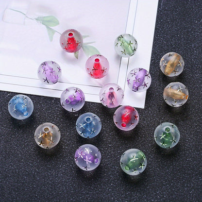 Starfish Heart Acrylic Beads