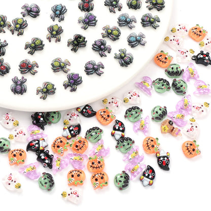 Halloween Resin Patch Beads Set