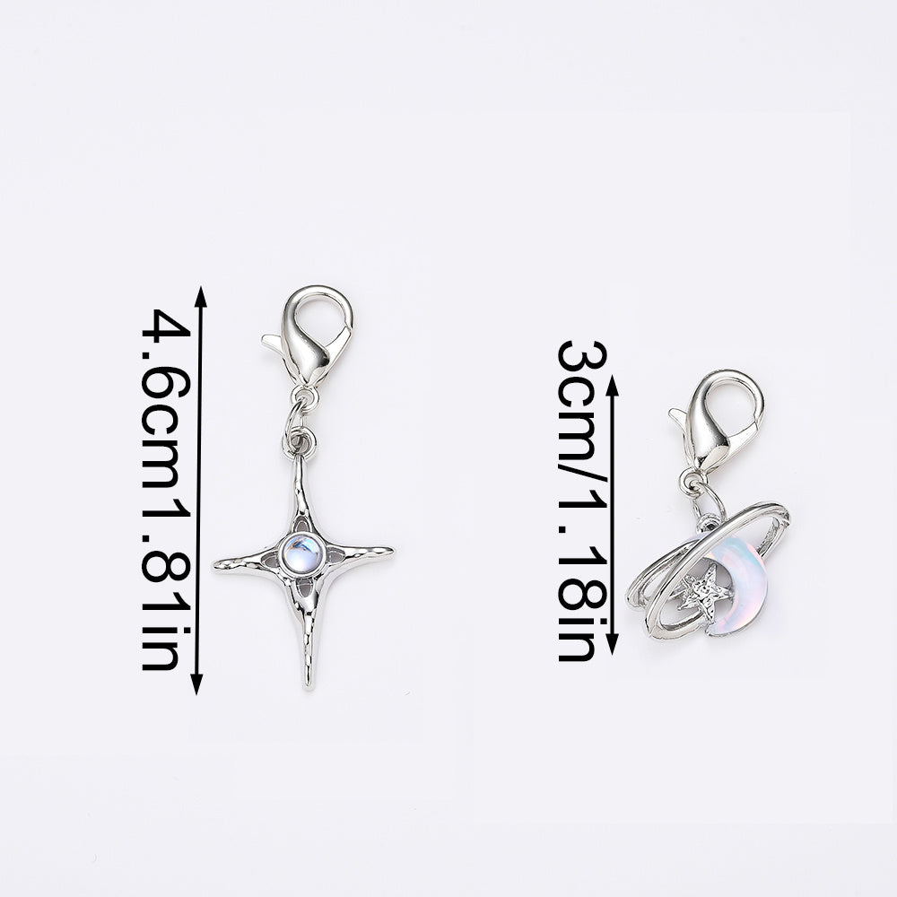 Moon Star Heart Alloy Charms