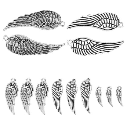 Vintage Alloy Wing Pendants