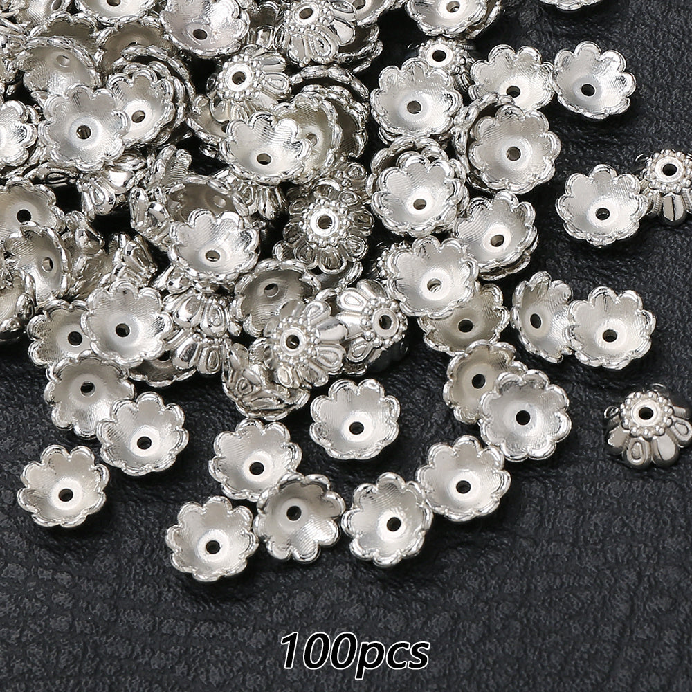 Tulip Pattern Plastic Beads
