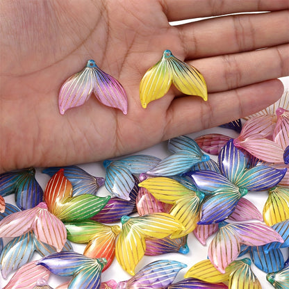 Mermaid Tail Acrylic Pendants