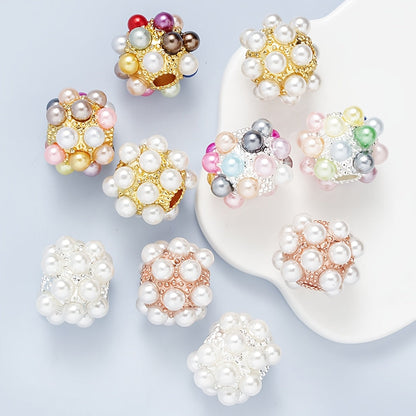 Round Alloy Spacer Beads