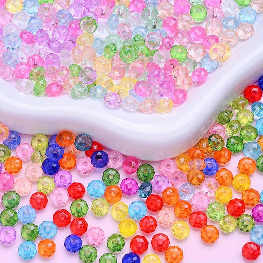 Faceted Acrylic Beads