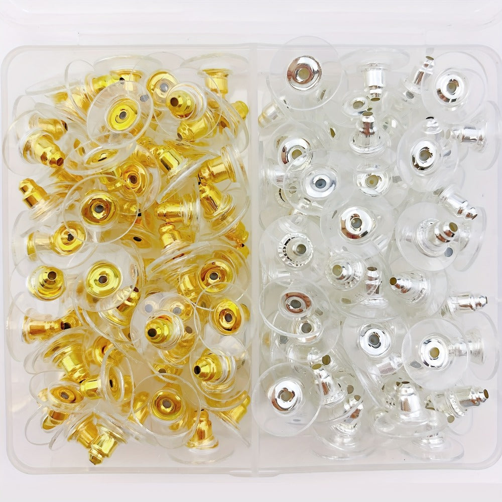 Bullet Clutch Earring Backs with Pads